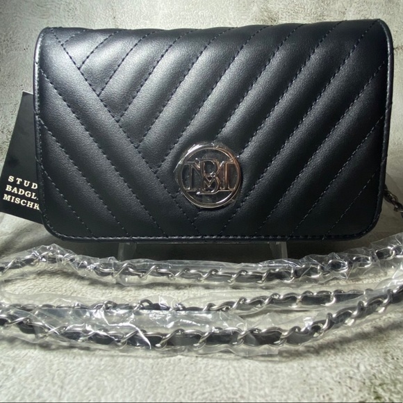 Badgley Mischka Handbags - Badgley Mischka Vegan Leather Bag in black